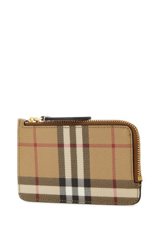 Printed canvas card holder Multicolor BURBERRY (8070419)
