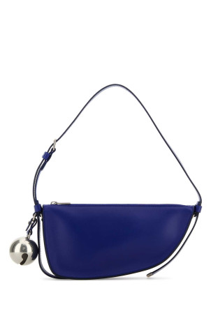 Blue leather Shield mini shoulder bag BURBERRY (8078857)