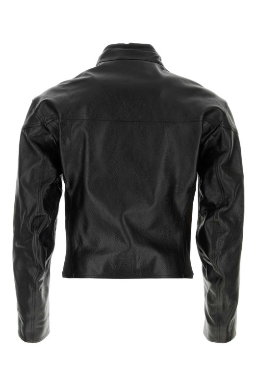 Black leather jacket GUCCI (874158XNBDW)