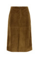 Biscuit suede skirt JIL SANDER (J03MA0337J07247)