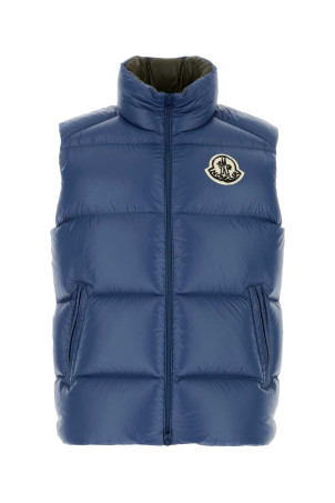 Blue nylon sleeveless Belice down jacket MONCLER (L20911A00197596XE)