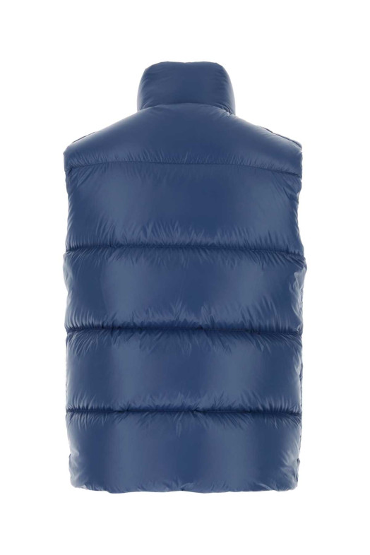 Blue nylon sleeveless Belice down jacket MONCLER (L20911A00197596XE)