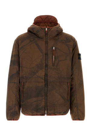 Printed nylon padded jacket STONE ISLAND (L2S154100044S0E16)