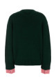 Bottle green wool blend sweater PRADA (P24F3VSOOO6339)