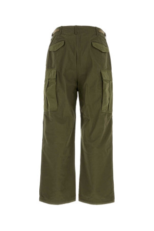Army green cotton blend cargo pant NANAMICA (S25SC089E)