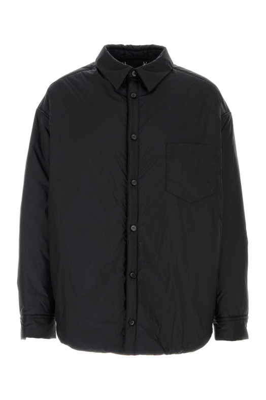 Black nylon oversize padded jacket MAISON MARGIELA (S51AM0526M35929)