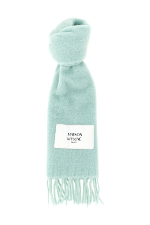 Шарф с логотипом, зелёный MAISON KITSUNE LM06206WA00220555