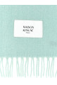 Шарф с логотипом, зелёный MAISON KITSUNE LM06206WA00220555