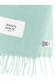 Шарф с логотипом, зелёный MAISON KITSUNE LM06206WA00220555