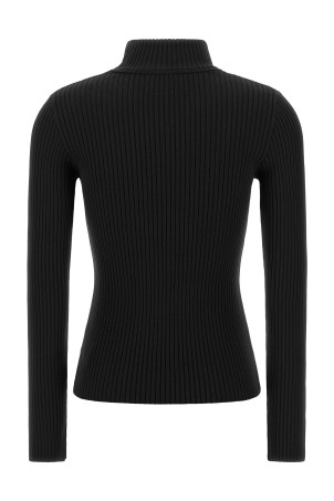 'Reedition' high neck sweater Black
