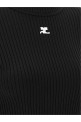 'Reedition' high neck sweater Black