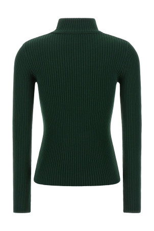 'Reedition Rib Knit' sweater Green