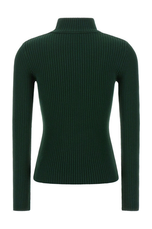 'Reedition Rib Knit' sweater Green