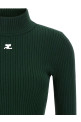 'Reedition Rib Knit' sweater Green