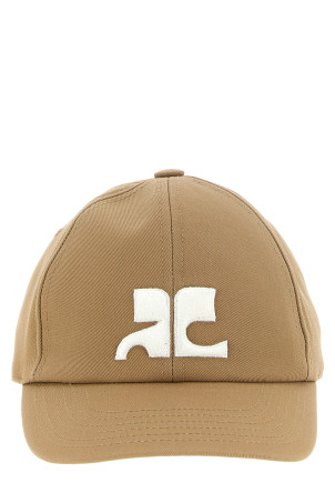 'AC Logo' hat Courrèges Beige