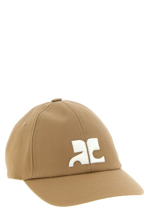 'AC Logo' hat Courrèges Beige