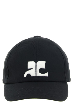 'AC Logo Cotton Cap' hat Black