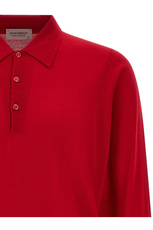 'Dorset' polo shirt Red