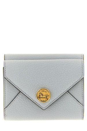'Envelope' small tri-fold wallet  BLUE