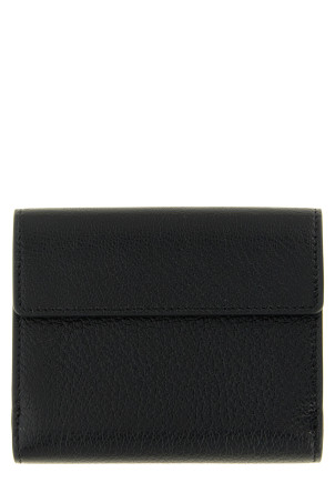 'Envelope' small tri-fold wallet  Black