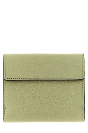 'Envelope' small tri-fold wallet  Green