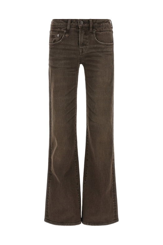 'Boy Flare' Denim jeans Brown