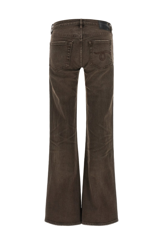 'Boy Flare' Denim jeans Brown