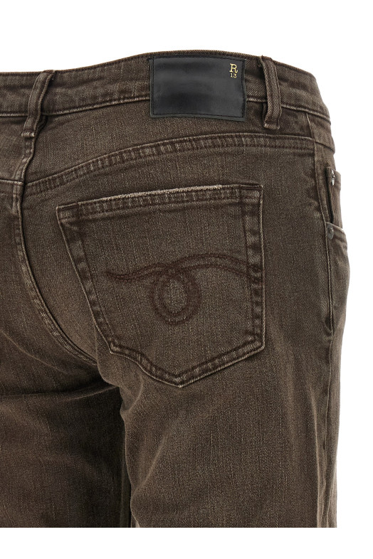 'Boy Flare' Denim jeans Brown