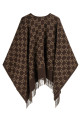 GG wool cape Brown
