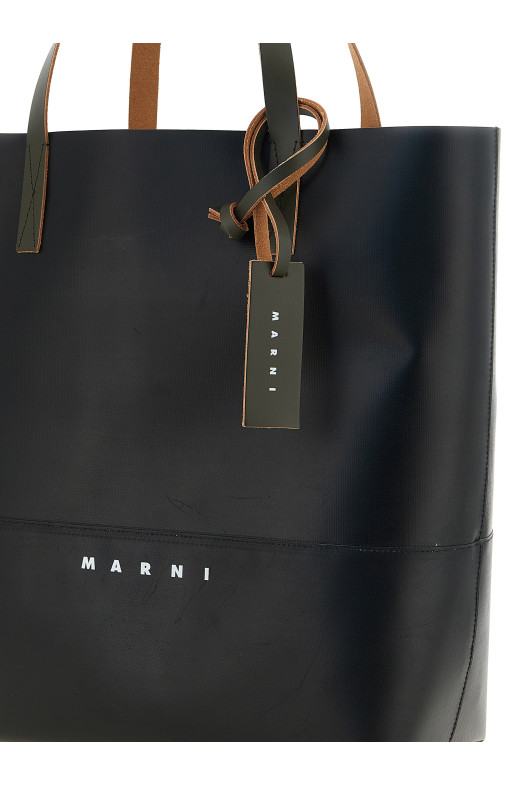 Сумка с логотипом, чёрная MARNI SHMQ0037A1P576901N99