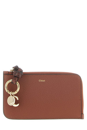 'Alphabet' wallet Brown