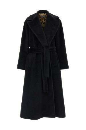 'Cappotto Cintura In Vita' coat Black