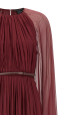'Taverna' dress Bordeaux