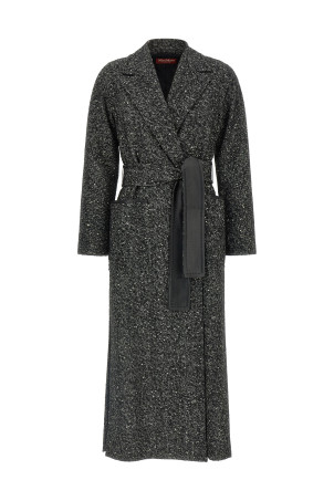 'Eroso' coat Black-grey