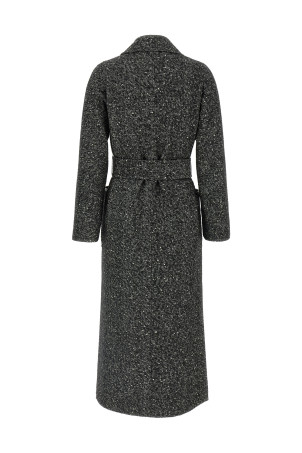 'Eroso' coat Black-grey