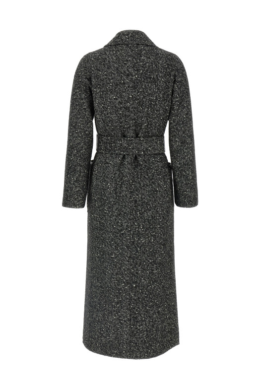 'Eroso' coat Black-grey