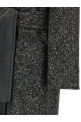 'Eroso' coat Black-grey