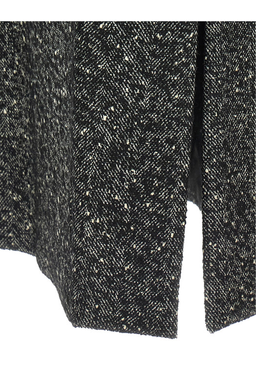 'Eroso' coat Black-grey