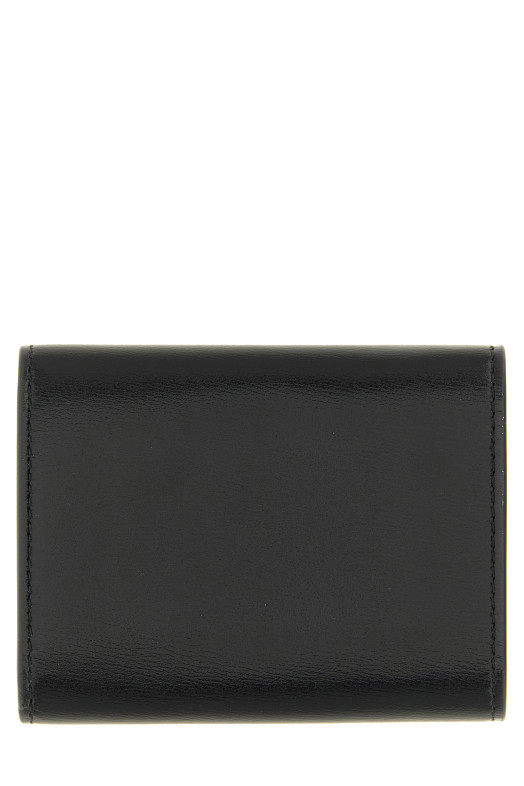 Mini leather wallet Black