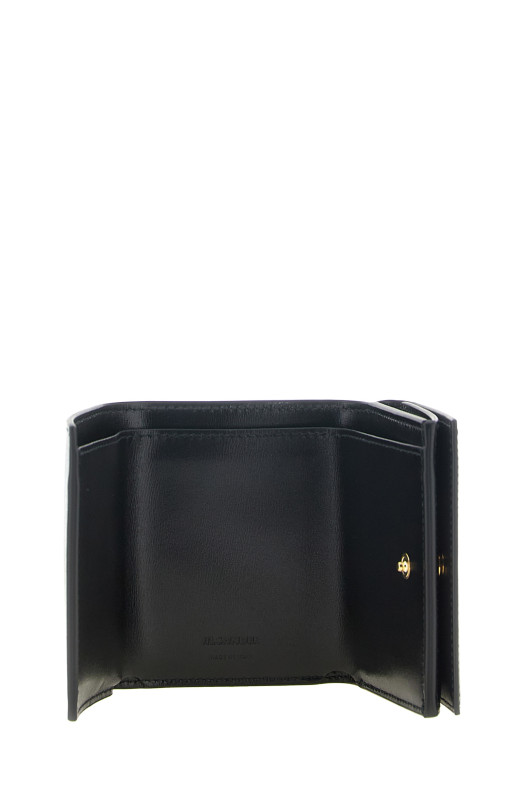 Mini leather wallet Black