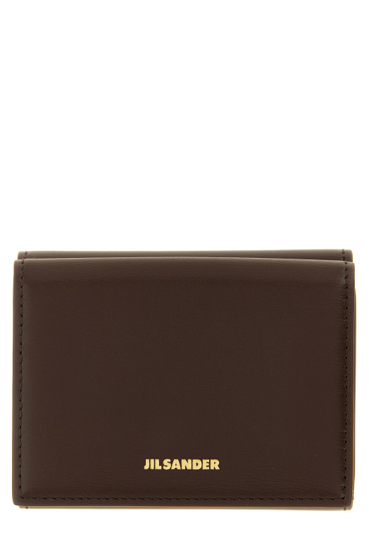 Mini leather wallet Brown