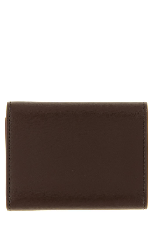 Mini leather wallet Brown