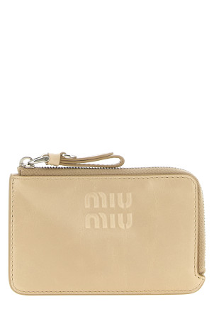 Envelope card holder Beige