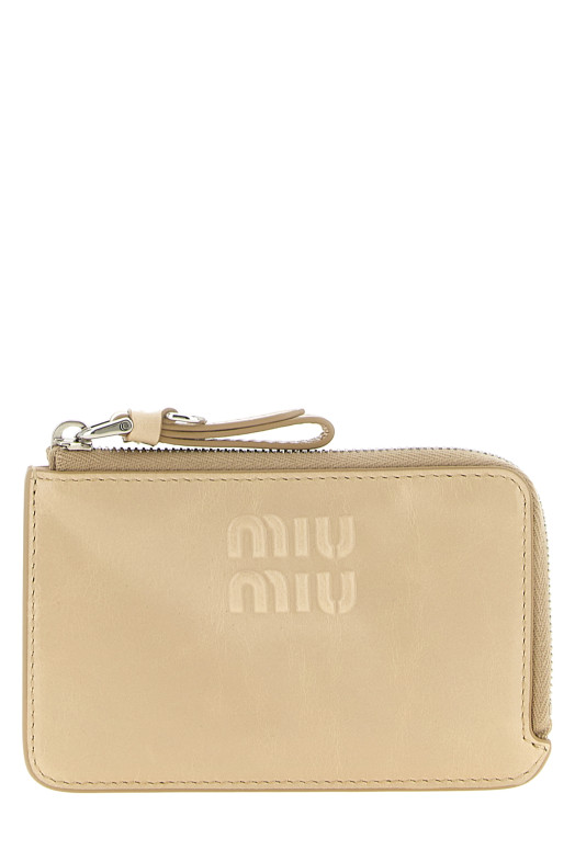 Envelope card holder Beige