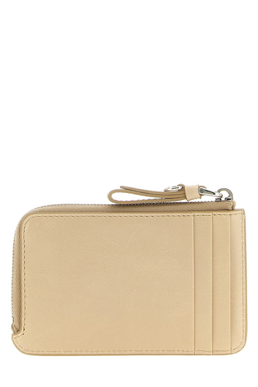 Envelope card holder Beige