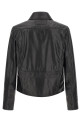 Кожаная куртка на молнии, чёрная AMIRI AM426JA0310002