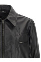 Кожаная куртка на молнии, чёрная AMIRI AM426JA0310002