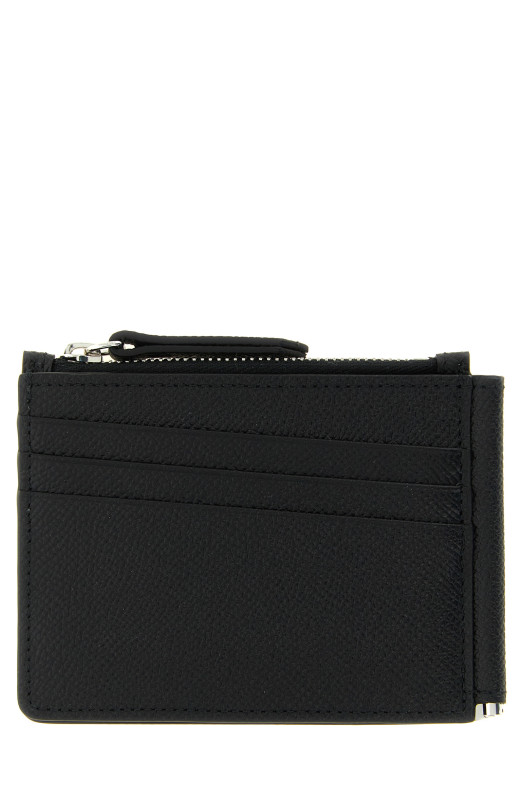 Wallet with 'Four Stitches' clip Black