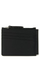 Wallet with 'Four Stitches' clip Black