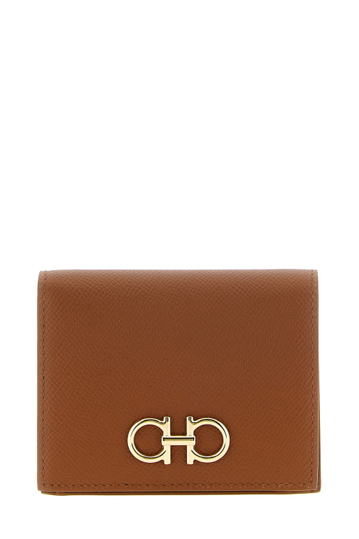 'Gancini' compact wallet Brown